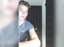 Cutie shows off his ass